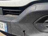 a close up of the front bumper of a car