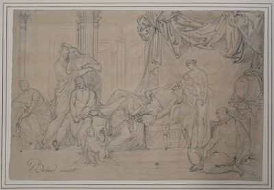 BOHER, François (1771-1825) Mort de Britannicus - Photo 1