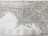 an old map of the city of london with its roads and streets