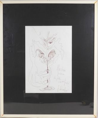 École Italienne du XXe. Tête d'ange.