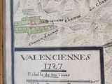 a picture of a map of the city of valenciennes
