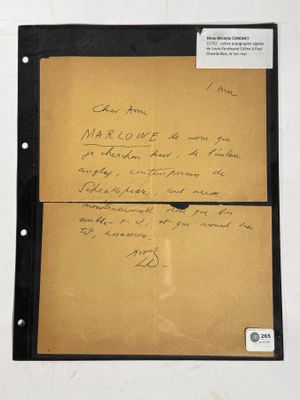 Autographes CÉLINE (Louis-Ferdinand)