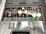 a tool kit that is sitting on a table