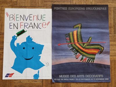[AFFICHE PUBLICITAIRE] Lot de 2 affiches :