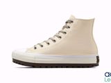 converse chuck hi top in off - white