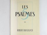 the cover of the book les psaumess de robert brasslauch