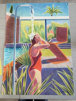 Caroline PERON 1 tirage en couleur sur papier signé et numér…