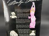 the back of a box with a picture of marilyn monroe on it