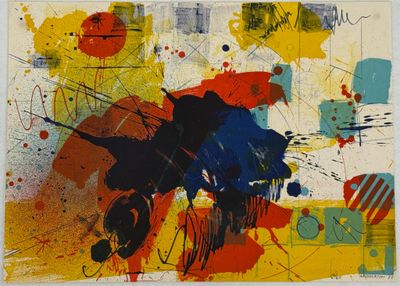 Sam Middleton (1927-2015) Sans titre Lithographie sur papier…