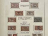 a picture of a picture of a collection of stamps on display