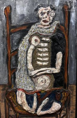 Philippe AINI (1952-) Les bras croisés