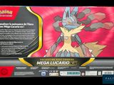 pokemon mega lucario box with a picture of the front of it