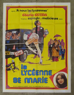 a poster for a movie starring a woman in a bikini and a man in a car