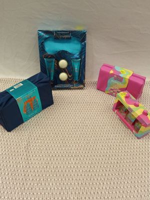a couple of boxes of soap sitting on top of a table