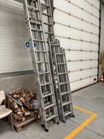 une échelle double en alu TUBESCA, 9m