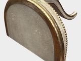 an image of a close up of a metal object on a white background