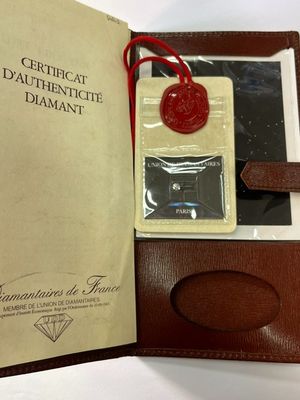 Beau Diamant Sur Papier DE 0.37 Cts.