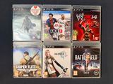 a lot of video games on the table