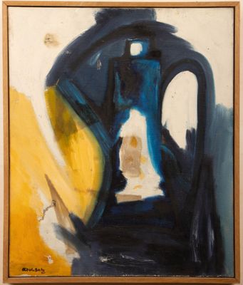 Clément OUEZZIN COULIBALY (1944-1990) La Cafetière. huile su…