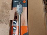 a box with a knife and a tool inside of it