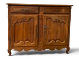 an image of a sideboard with two drawers and a door