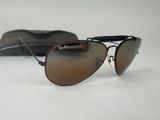 Lunettes de soleil Ray-Ban Aviator avec verres marron et étui