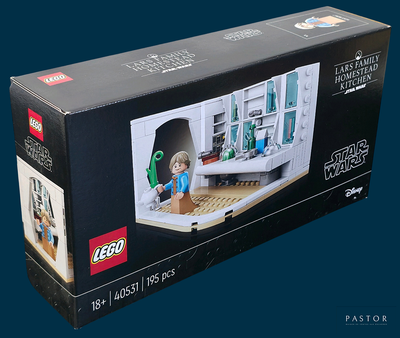 a box that has a lego star wars set in it