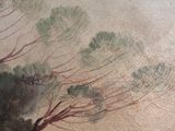a picture of a painting on the wall of a room