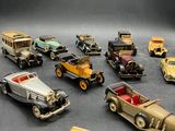 a lot of toy cars that are on the table
