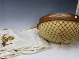 a basket that is sitting on top of a table