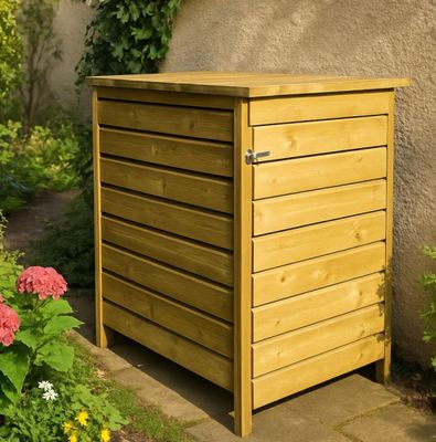 Cache poubelle NESTON L -en bois 19mm Traitement autoclave c…