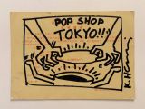 a picture of a drawing on a piece of paper that says pop shop tokyo