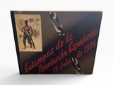 une image représentant un livre sur lequel figure l'illustration d'un homme tenant une épée