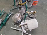 a lot of tools that are sitting on the floor