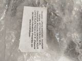 a close up of a label on a plastic bag