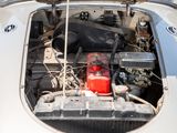 a small engine in the back of a car
