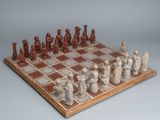 un échiquier sur lequel se trouvent de nombreuses pièces d'échecs
