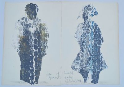une image représentant deux dessins d'un homme et d'une femme