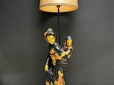an image of a lamp that is on a table