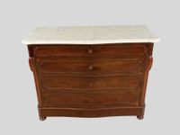 Commode en placage d'acajou ouvrant par 4 tiroirs. (photo 2)