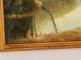 a picture of a painting hanging on the wall