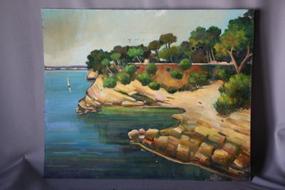 Max TOUTAIN (1935-2006), Les Calanques