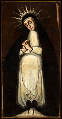 an image of a painting of a woman with a crown on her head