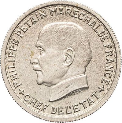 l'image d'une pièce d'argent sur laquelle figure le visage d'un homme