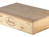 an image of a wooden box with a label on it