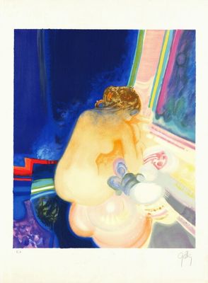 Daniel GÉLIS (1942) - Femme secrète, lithographie originale …