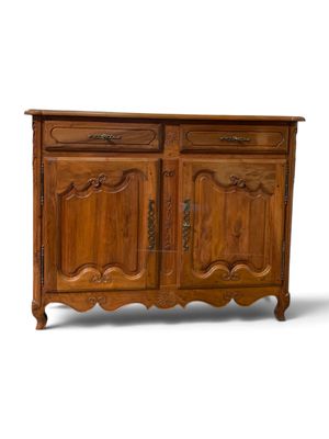 an image of a sideboard with two drawers and a door