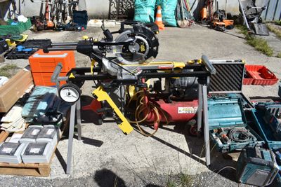 a lot of tools and tools that are on the ground
