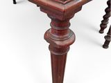 an image of a wooden table with a drawer on top of it
