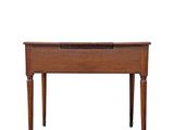 an image of a wooden table with a drawer on top of it